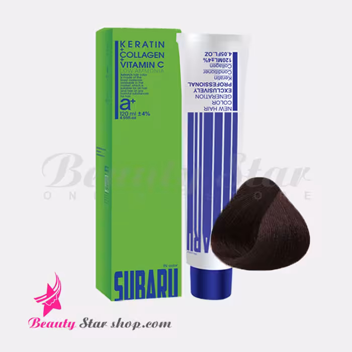 رنگ مو قهوه ای شکلاتی متوسط سوبارو شماره 5.53 حجم 120 میلی لیتر