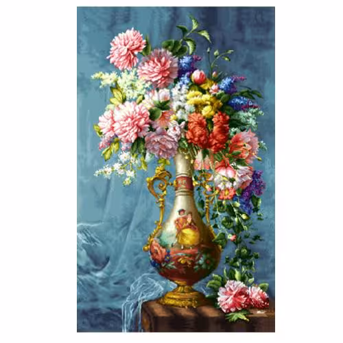 طرح گل وگلدان کد 25245