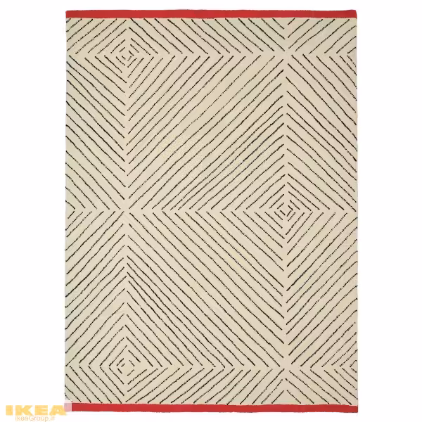 فرش کم پرز دستباف مدل UNDERVISNING | برند ایکیا | ارسال 5 روز کاری