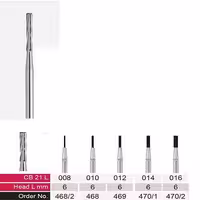 فرز کارباید دسته 19mm (جهت استفاده توربین) CB21L– VerDent - فروشگاه تخصصی دندانپزشکی سپیرا