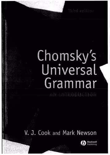 خرید و دانلود نسخه کامل کتاب Chomsky's Universal Grammar: An Introduction, 3rd Edition