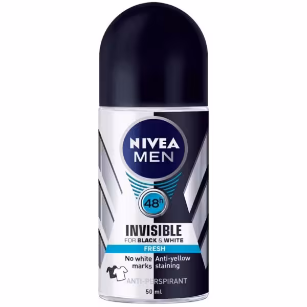 مام رول مردانه نیوا  حجم 50 میل  ساخت آلمانblack &white fresh