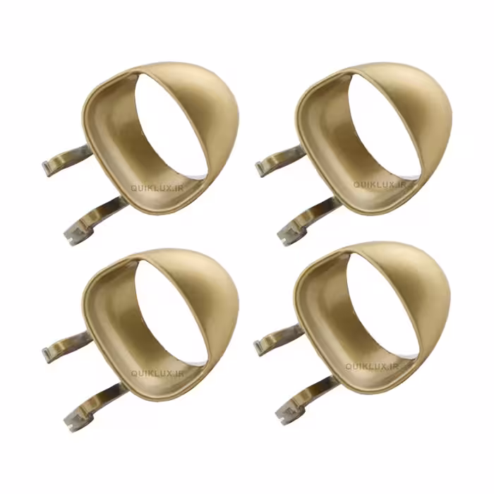 اهرم فلزی دستگیره داخلی کوییک رنگ برنزه مجموعه 4 عددی