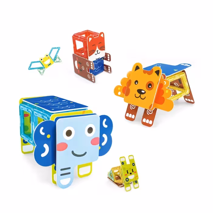 اسباب‌ بازی مگنتی 35 تیکه حیوانات 1201