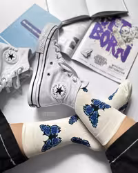 جوراب ساقدار آپتیمیست طرح پروانه