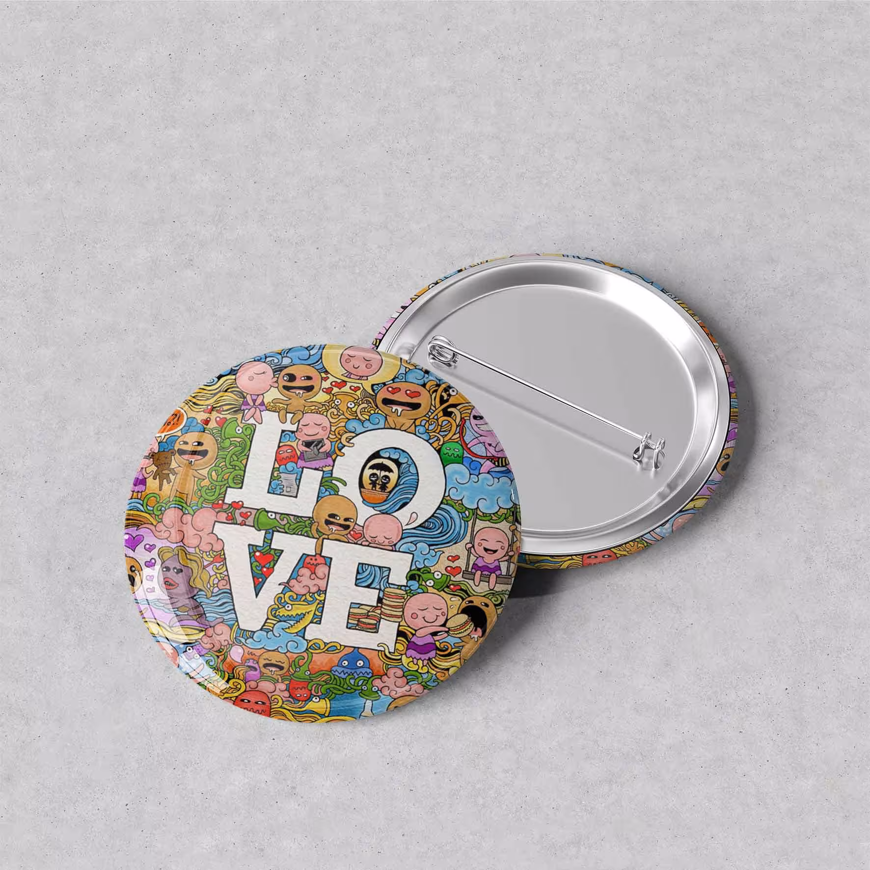 پیکسل سوزنی 44 با طرح عاشقانه فانتزی «LOVE» کد P150