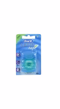 نخ دندان اورال بی ORAL-B مدل SATIN TAPE با طعم نعنا طول 25 متر