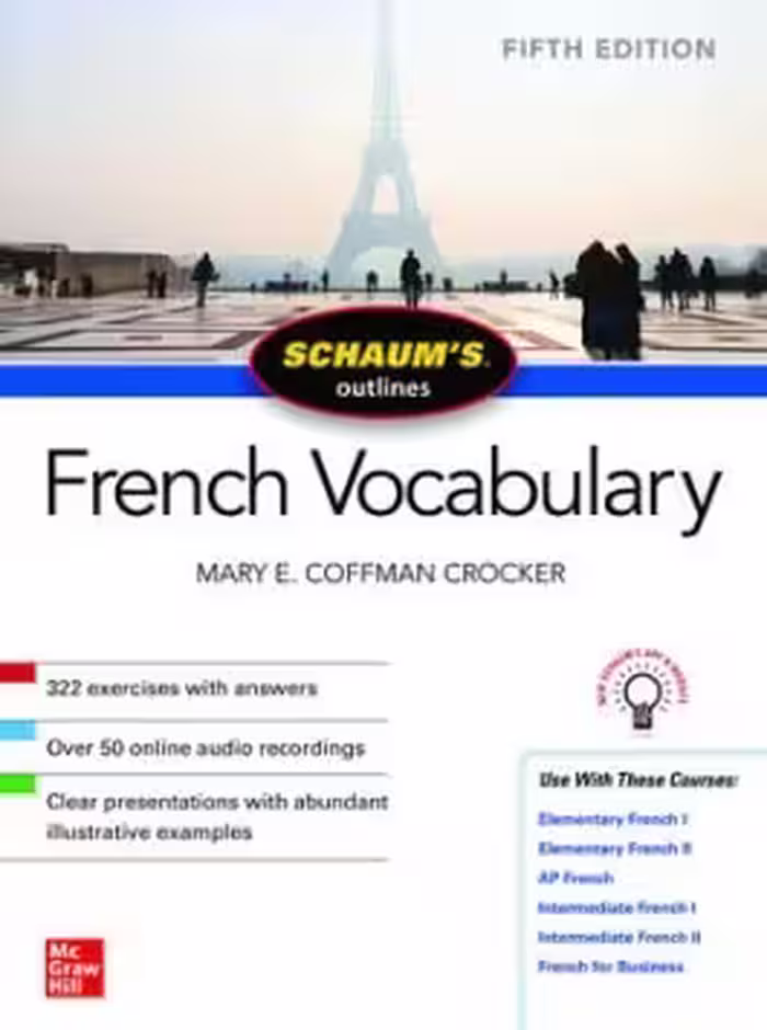 کتاب Schaum s Outline of French Vocabulary Fifth Edition