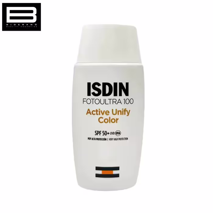 ضد آفتاب رنگی ایزدین مدل اکتیو یونیفای SPF 50 حجم 50ml