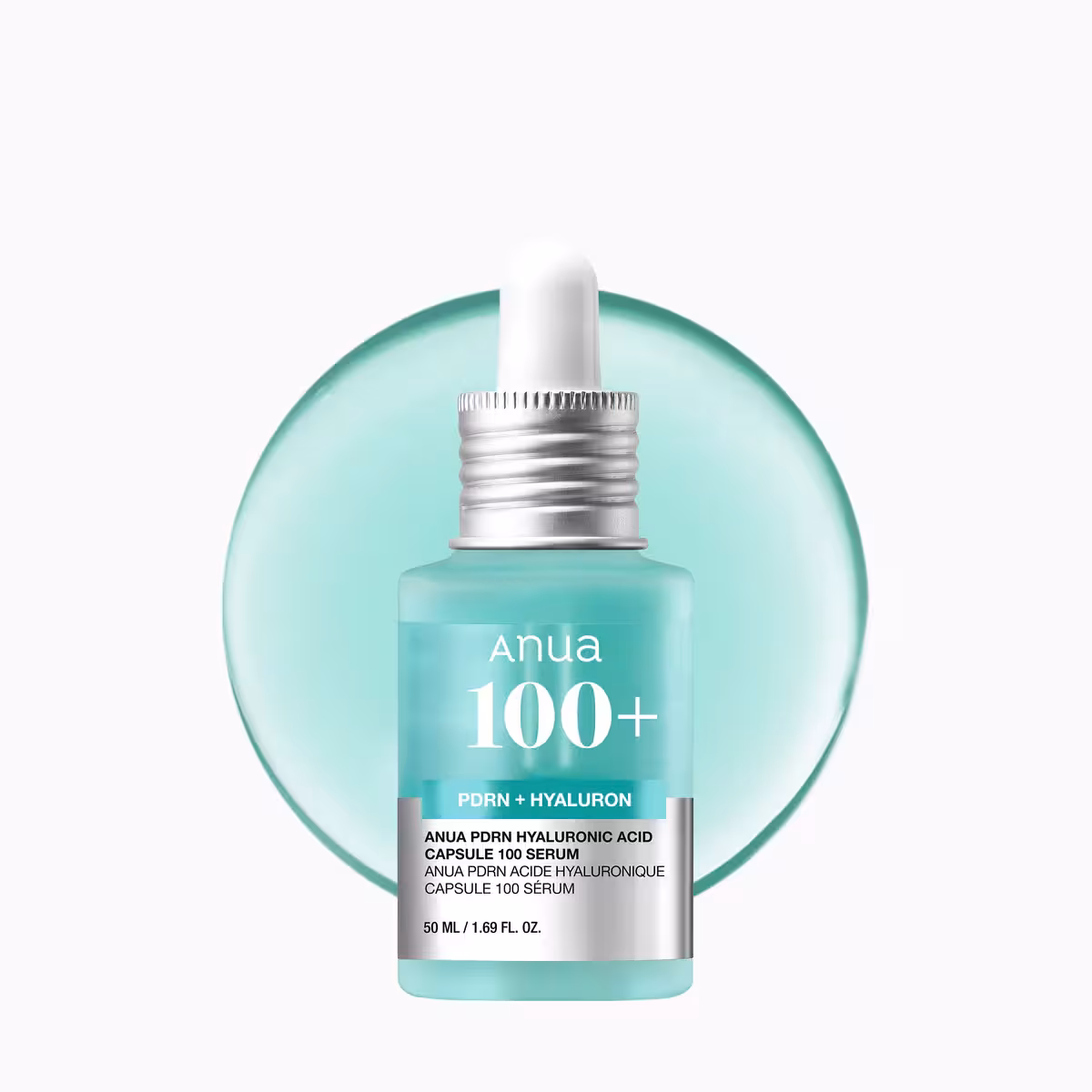 سرم آبرسان هیالورونیک اسید و PDRN آنوا | آبرسان قوی با کپسول‌های هوشمند – حجم 50 میلی‌لیتر