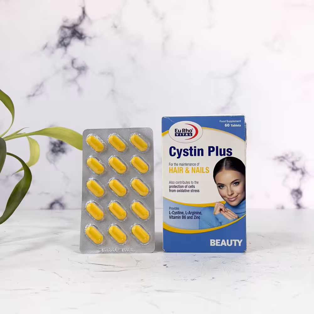 قرص سیستین پلاس یوروویتال 60 عدد