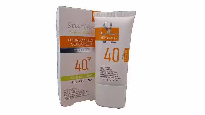 کرم ضد آفتاب رنگی استارلوکس بژ متوسط SPF40 (40میل)