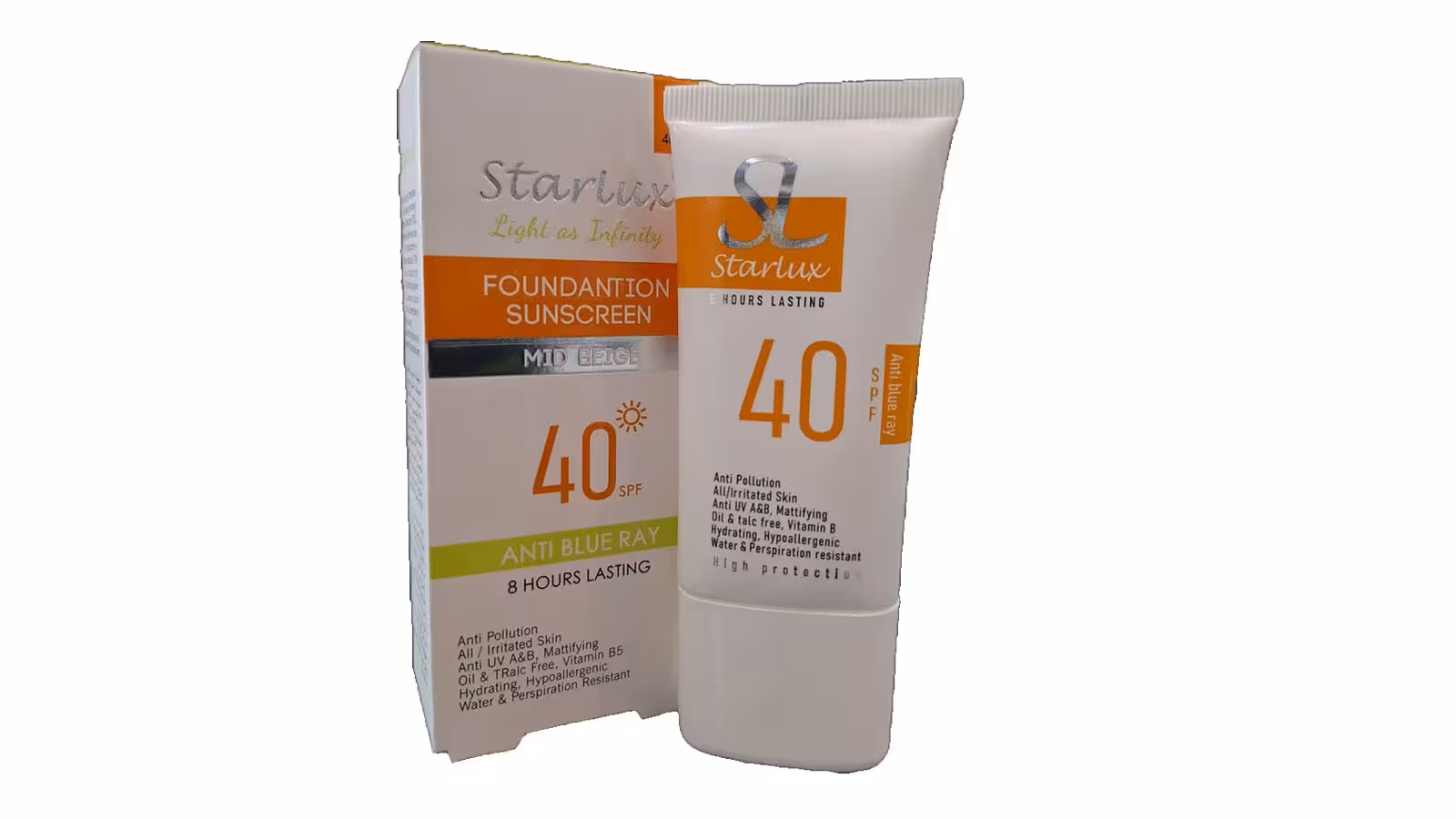 کرم ضد آفتاب رنگی استارلوکس بژ متوسط SPF40 (40میل)