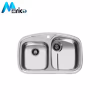 سینک اخوان کد 140 توکار دو لگنه