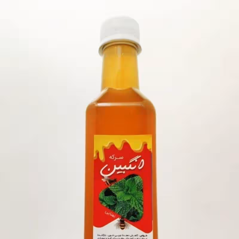 شربت سرکه انگبین عسلی نعنایی برکت سکنجبین سرکنگبین | amazonchi