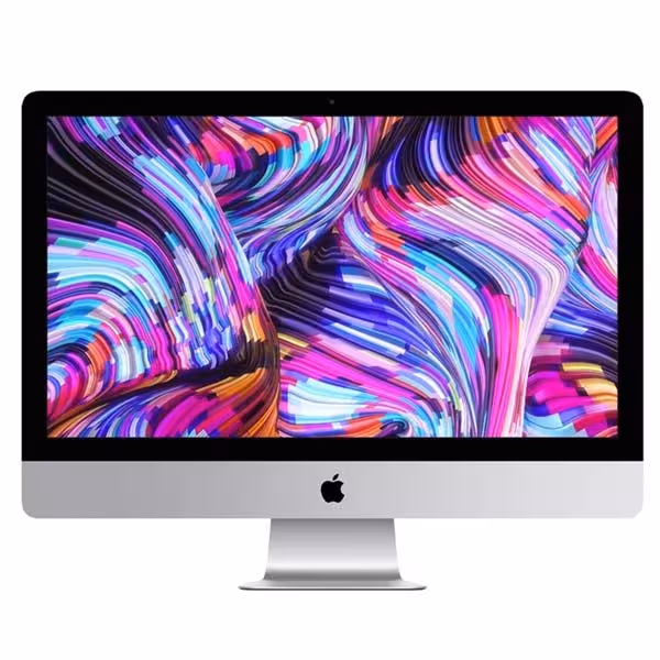 کامپیوتر همه کاره 27 اینچی اپل مدل iMac A1311 2011 پشت نقره ای همراه هارد SSD