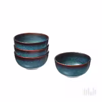 کاسه ایکیا GLADELIG، قطر 11 سانتی‌متر، بسته 4 عددی، رنگ آبی