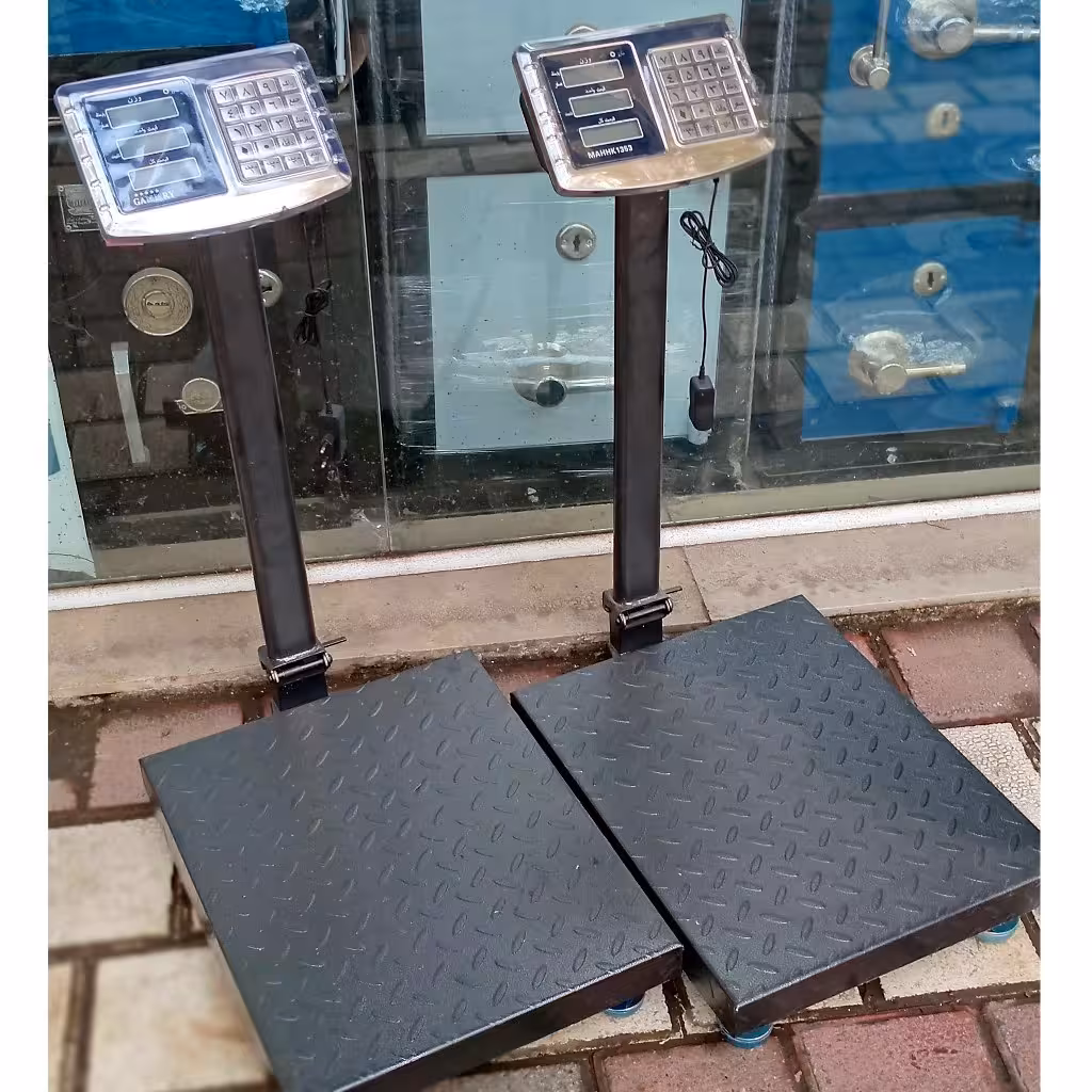 ترازو باسکول 300 کیلویی تاشو کیبورد استیل