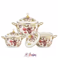 سرویس قابلمه 6 پارچه لعابی لایف اسمایل NMLP-2G-F2