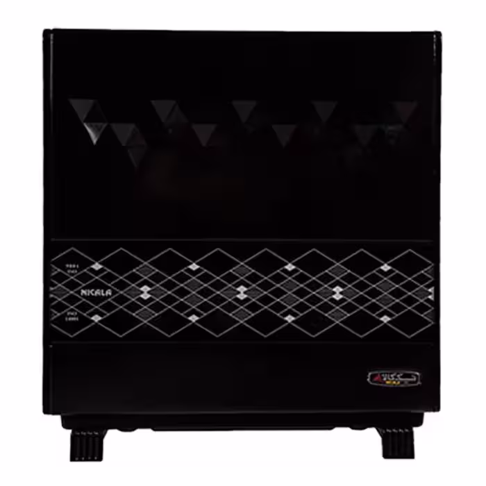 بخاری گازی نیک کالا مدل مریم کد MN9-A شیشه سکوریت دو چاپ