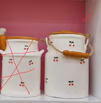 بانکه روغن بزرگ دسته کنفی آلبالو