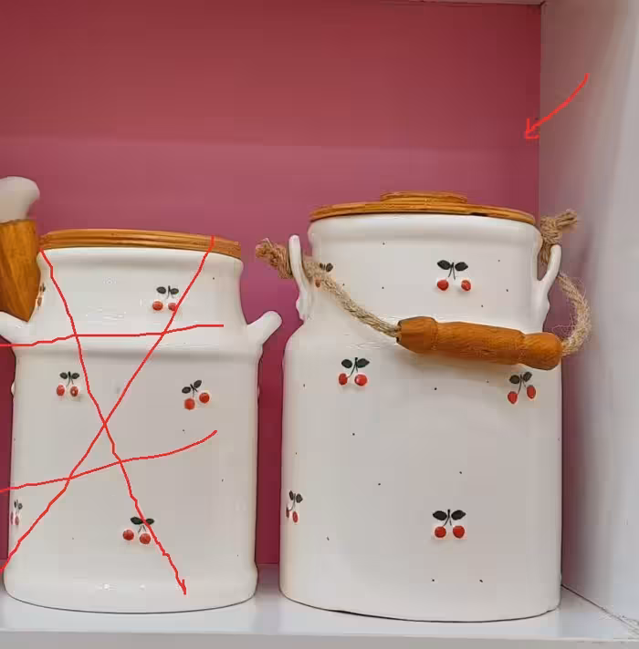 بانکه روغن بزرگ دسته کنفی آلبالو