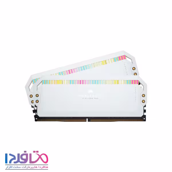 رم کورسیر دو کاناله 32 گیگابایت مدل Dominator Platinum RGB WH فرکانس 5600 مگاهرتز