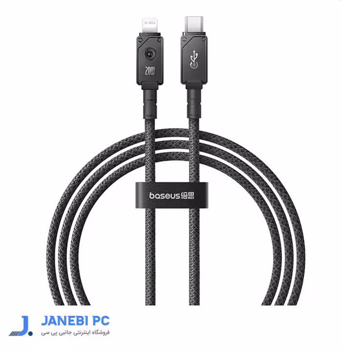 کابل تبدیل 1 متری USB-C به لایتنینگ بیسوس مدل Unbreakable P10355803111-00