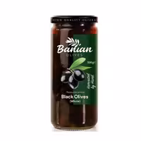 زیتون سیاه با هسته بانیان 500 گرمی