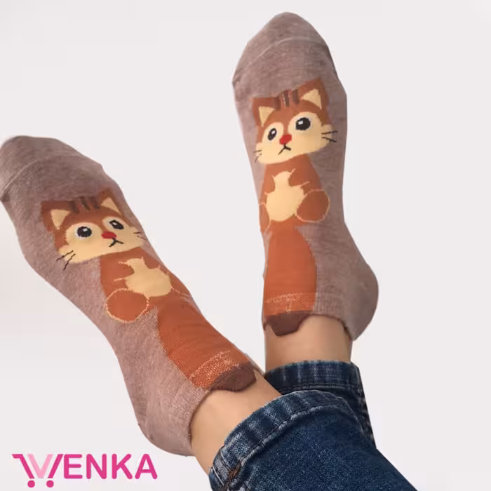 جوراب مچی طرح سنجاب