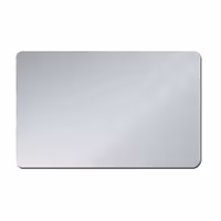 کارت پی وی سی ساده خام رنگ نقره ای