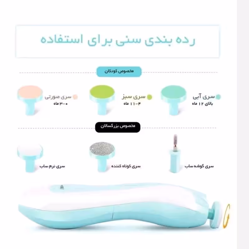 سوهان ناخن برقی کودک | amazonchi