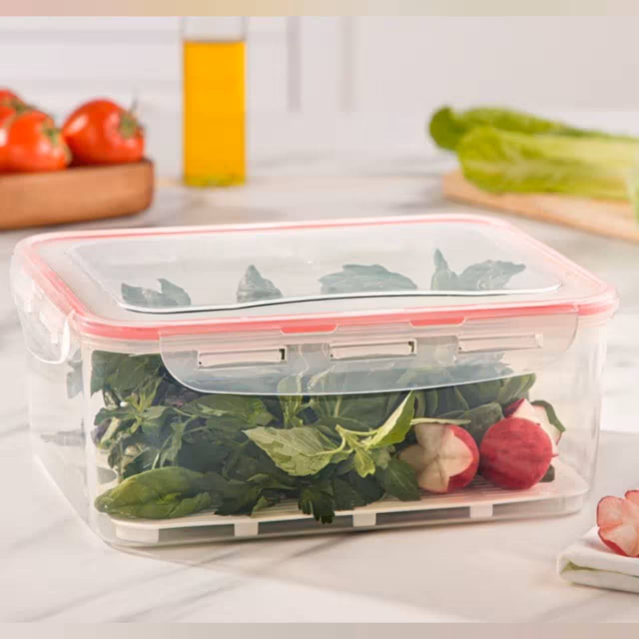 باکس سبزیجات مستطیل لیمون