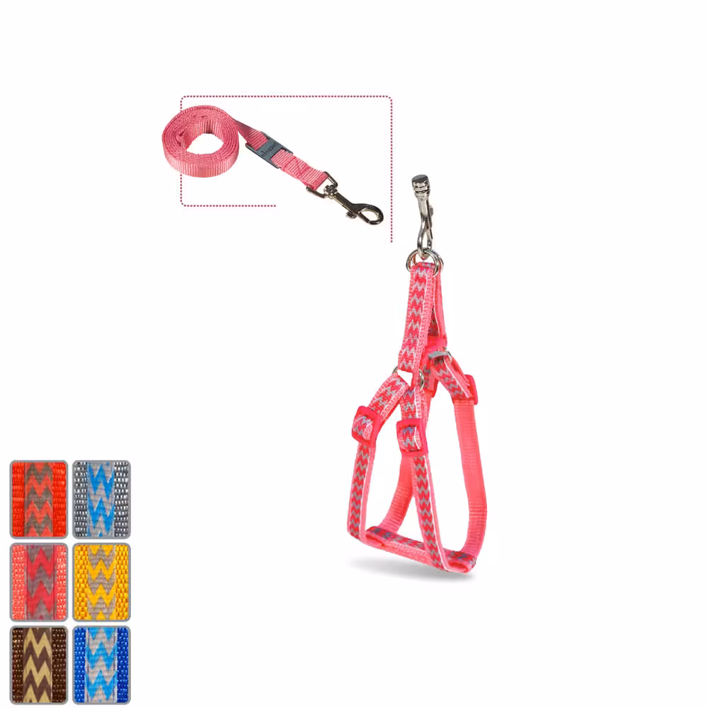 قلاده کتفی زیگزاگ با لید سگ و گربه نیناپت