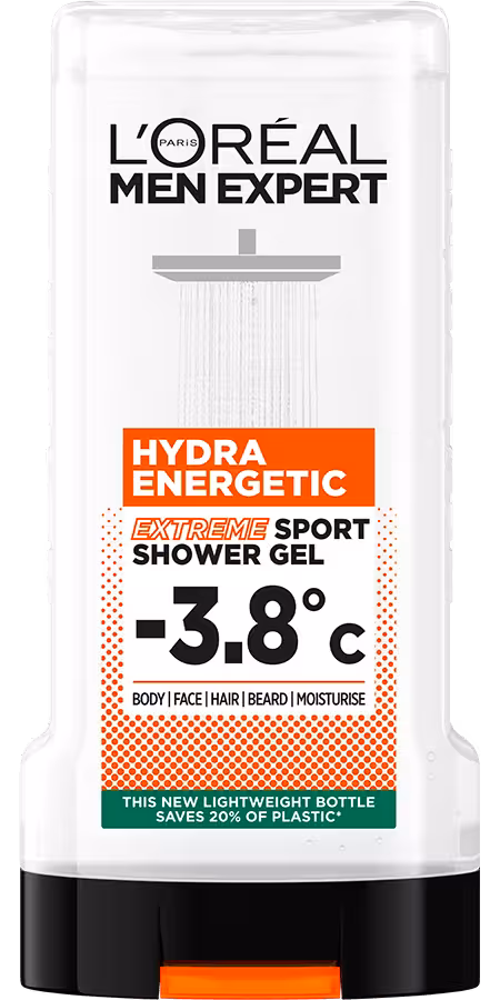 شامپو خنک کننده سر، صورت، ریش و بدن HYDRA ENERGETIC لورآل 300 میل