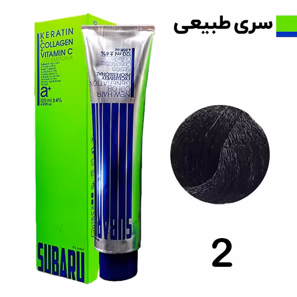 رنگ مو قهوه ای خیلی تیره سوبارو شماره 2