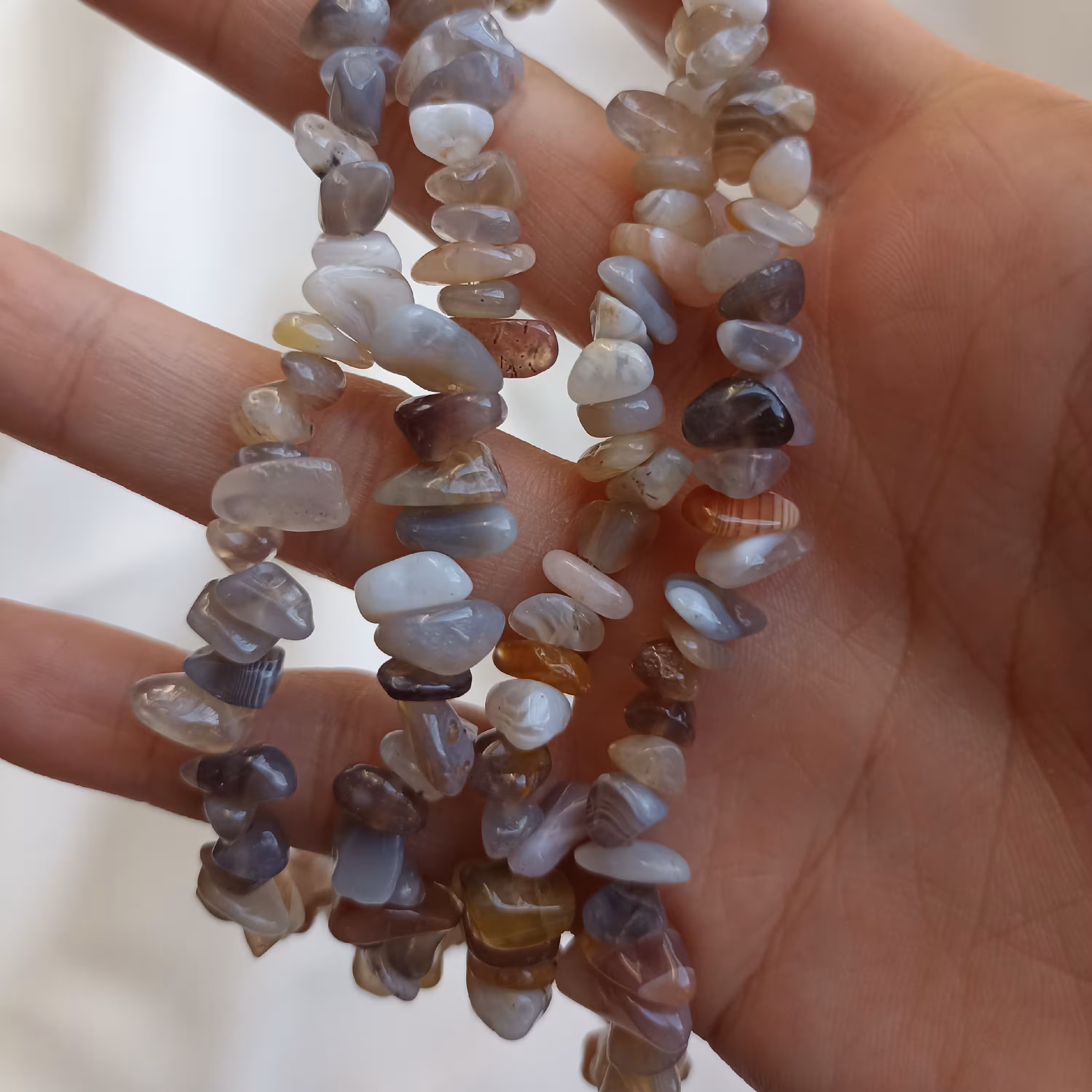 سنگ عقیق  سلیمانی (بوتسوانا  )شکسته 40 سانتی 