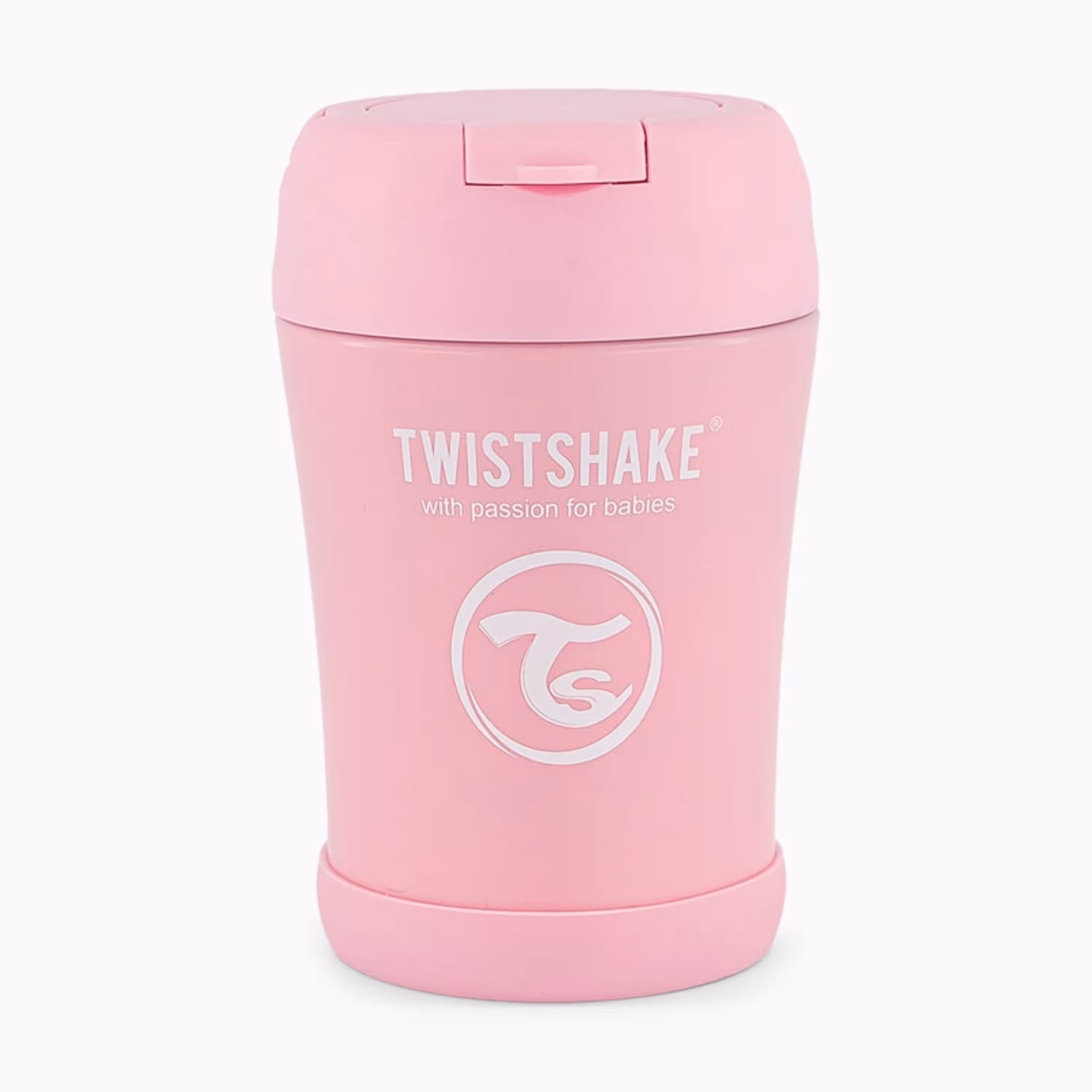 فلاسک غذای استیل 350 میل صورتی تویست شیک twistshake
