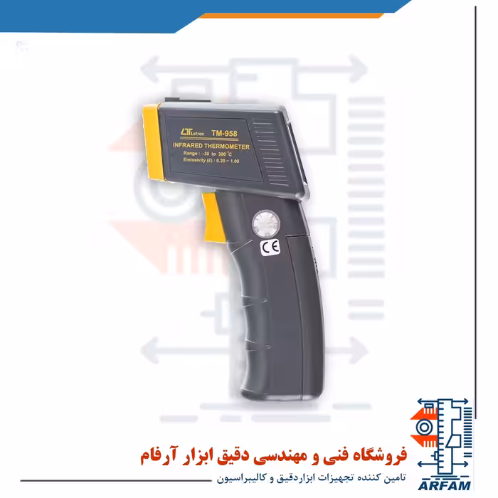 ترمومتر لیزری و غیر تماسی تا 300 درجه لوترون LUTRON TM-958