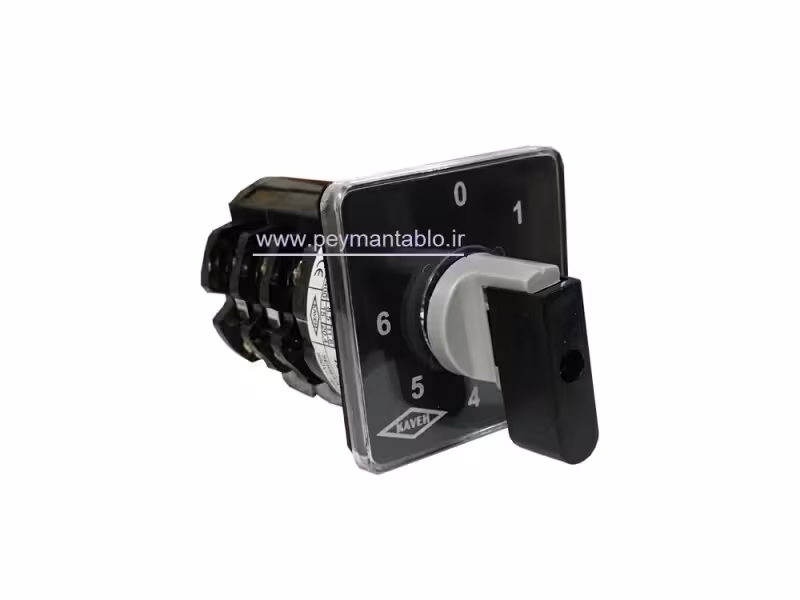 کلید سلکتور شش حالته 25 آمپر تک فاز (KAVEH)