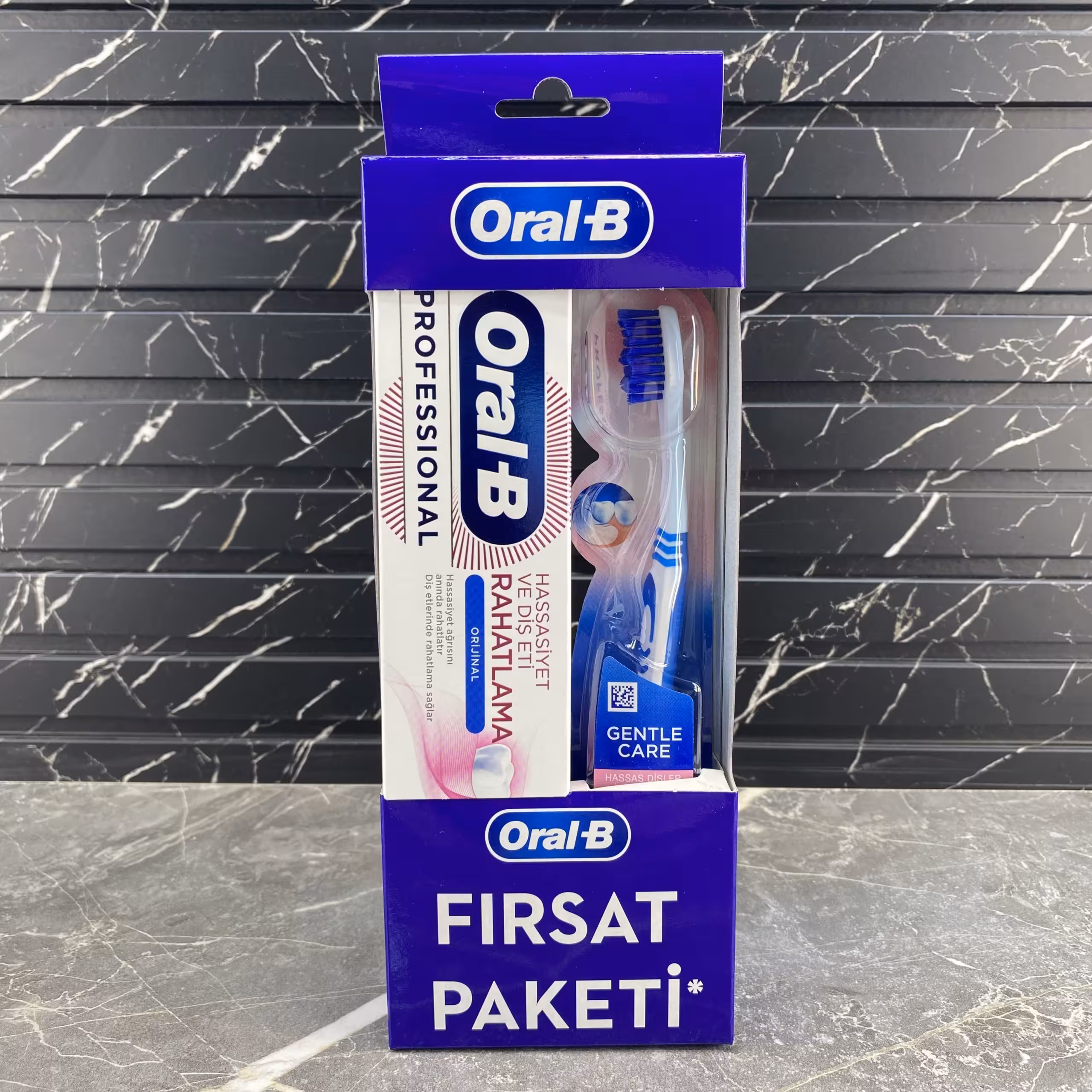 ست مسواک و خمیردندان اورال بی مناسب لثه حساس