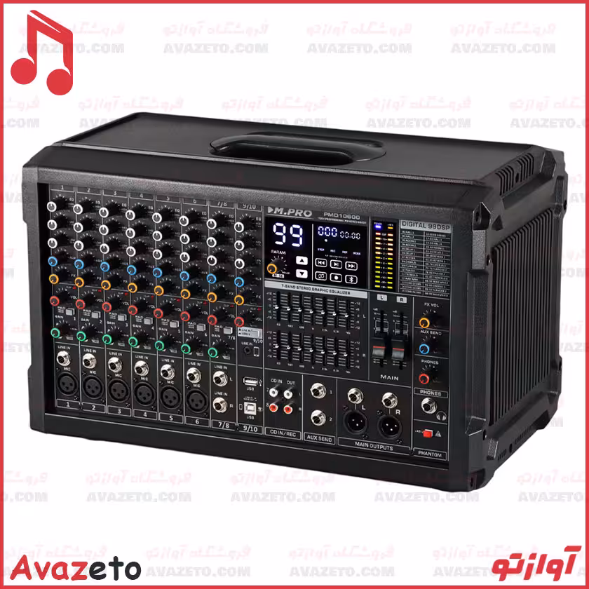 پاور میکسر صندوقی ام پرو MPRO PMD10600