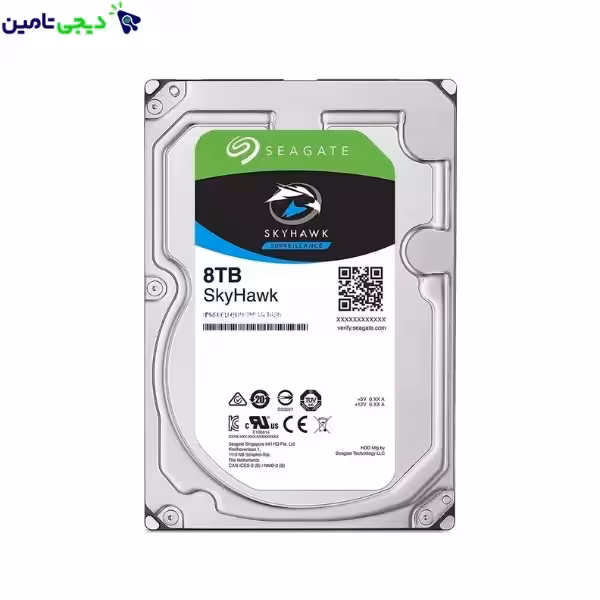 هارد دیسک اینترنال سیگیت SKYHAWK SURVEILLAMCE – ST8000VE001 – 8TB