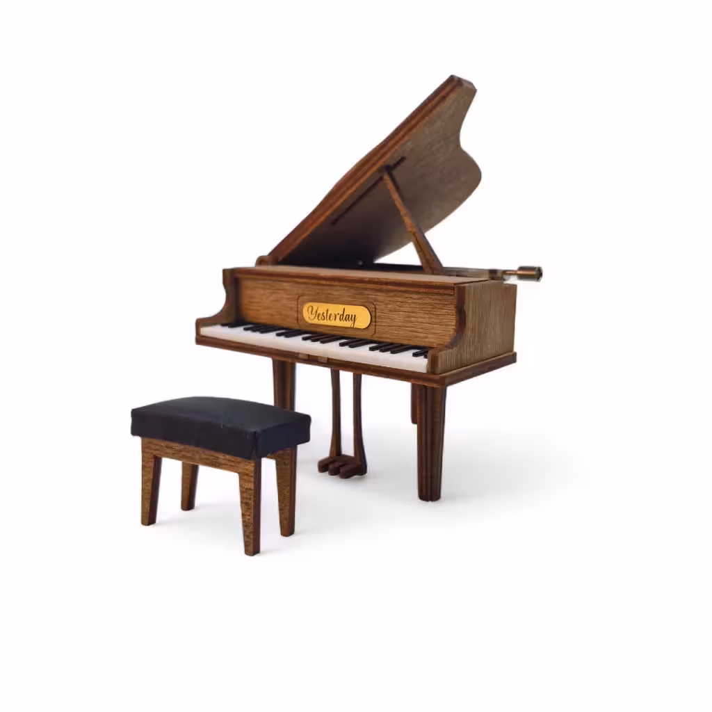 ماکت پیانو گرند چوبی موزیکال کد WD6340
