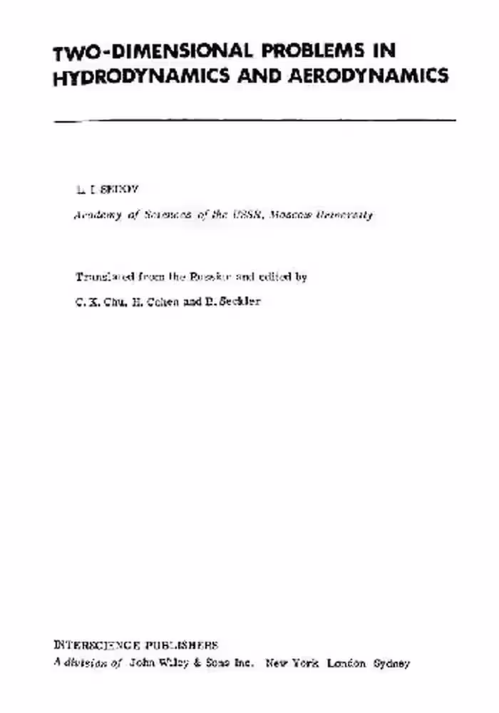 خرید و دانلود نسخه کامل کتاب Two-dimensional problems in hydrodynamics and aerodynamics