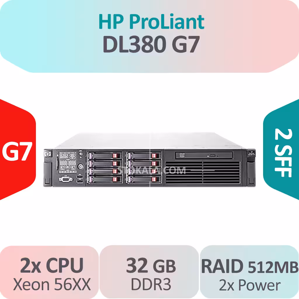 سرور استوک HP ProLiant DL380 G7 کانفیگ B