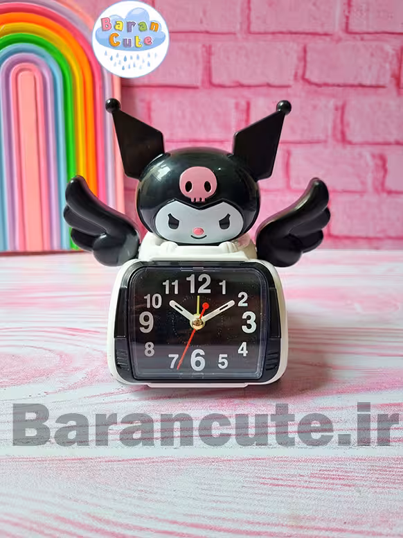 ساعت رومیزی فانتزی زنگ دار طرح ماشین بال دار کورومی