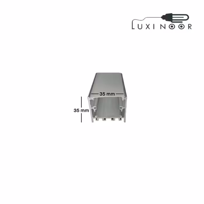 پروفیل چراغ خطی لاینر آویز روکار دو لاین - کد 60