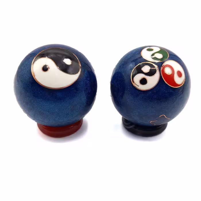 گوی آرامش ین یانگ آبی کد 430027