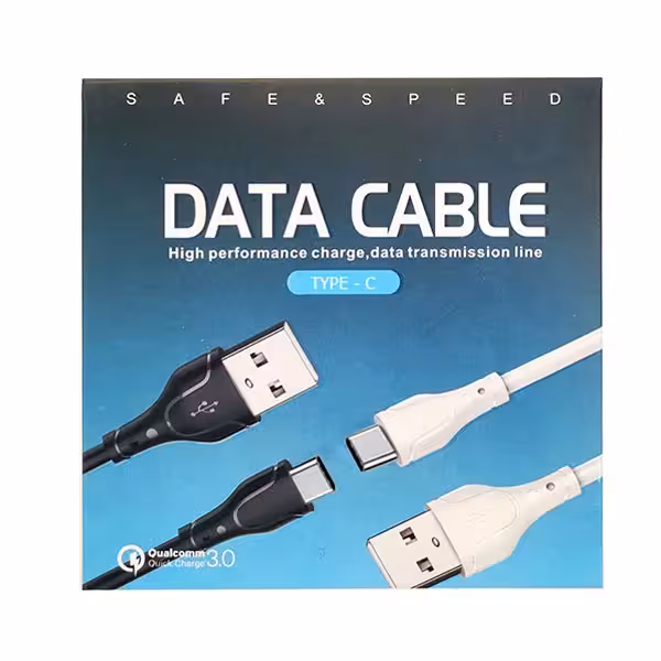 کابل شارژ تایپ سی C دیتا کوالکوم فست